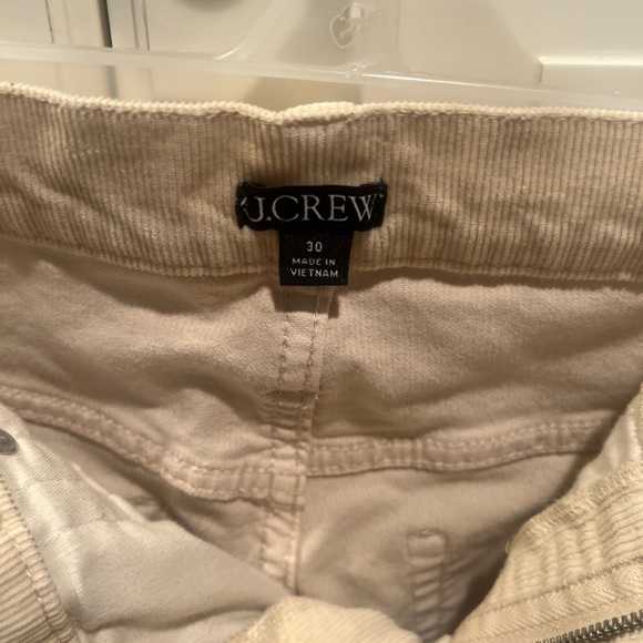 J. Crew cream corduroy Pants - Picture 4 of 4